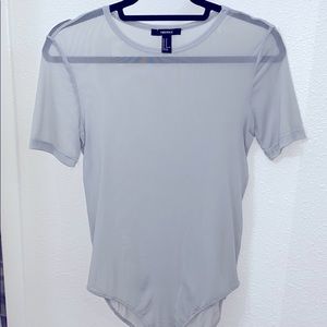 Grey bodysuit